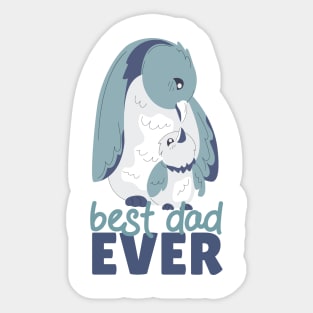 Best dad ever Shirt Sticker